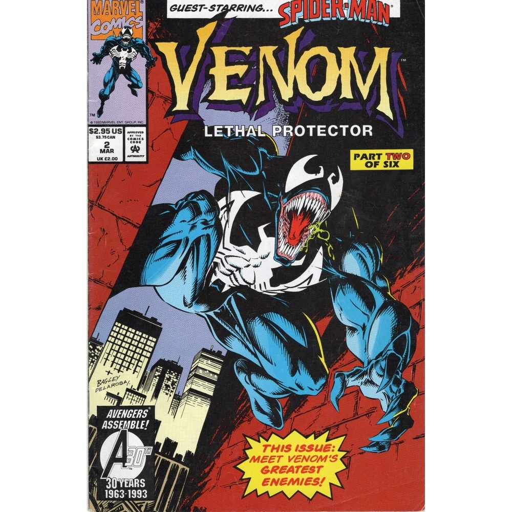 Venom Lethal Protector #2 Marvel Comics Spider-Man